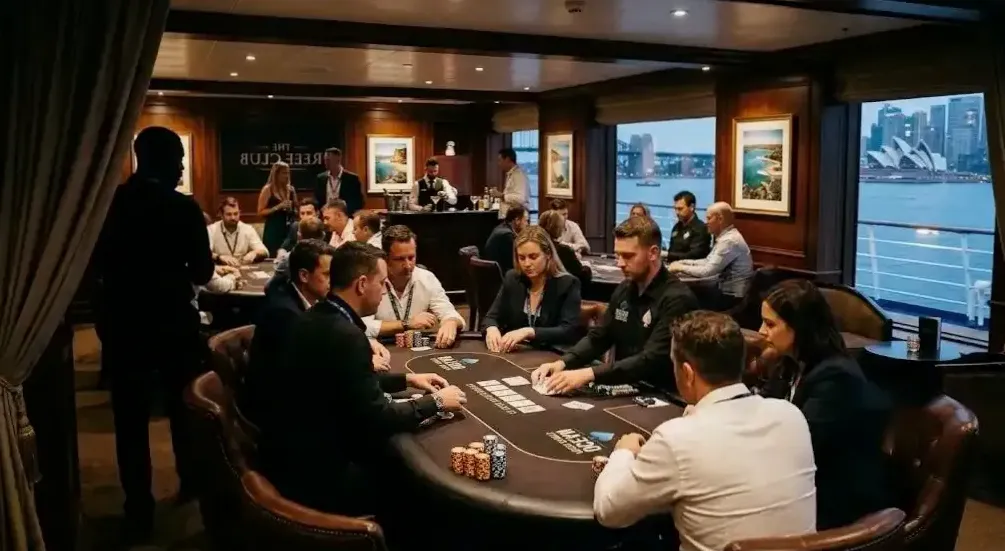 Private Celebration Poker atmosphere