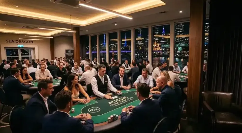 Charity Poker Gala tables